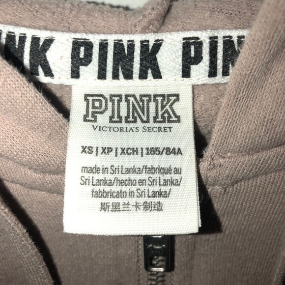 VS PINK nude zip up XS - Picture 3 of 3